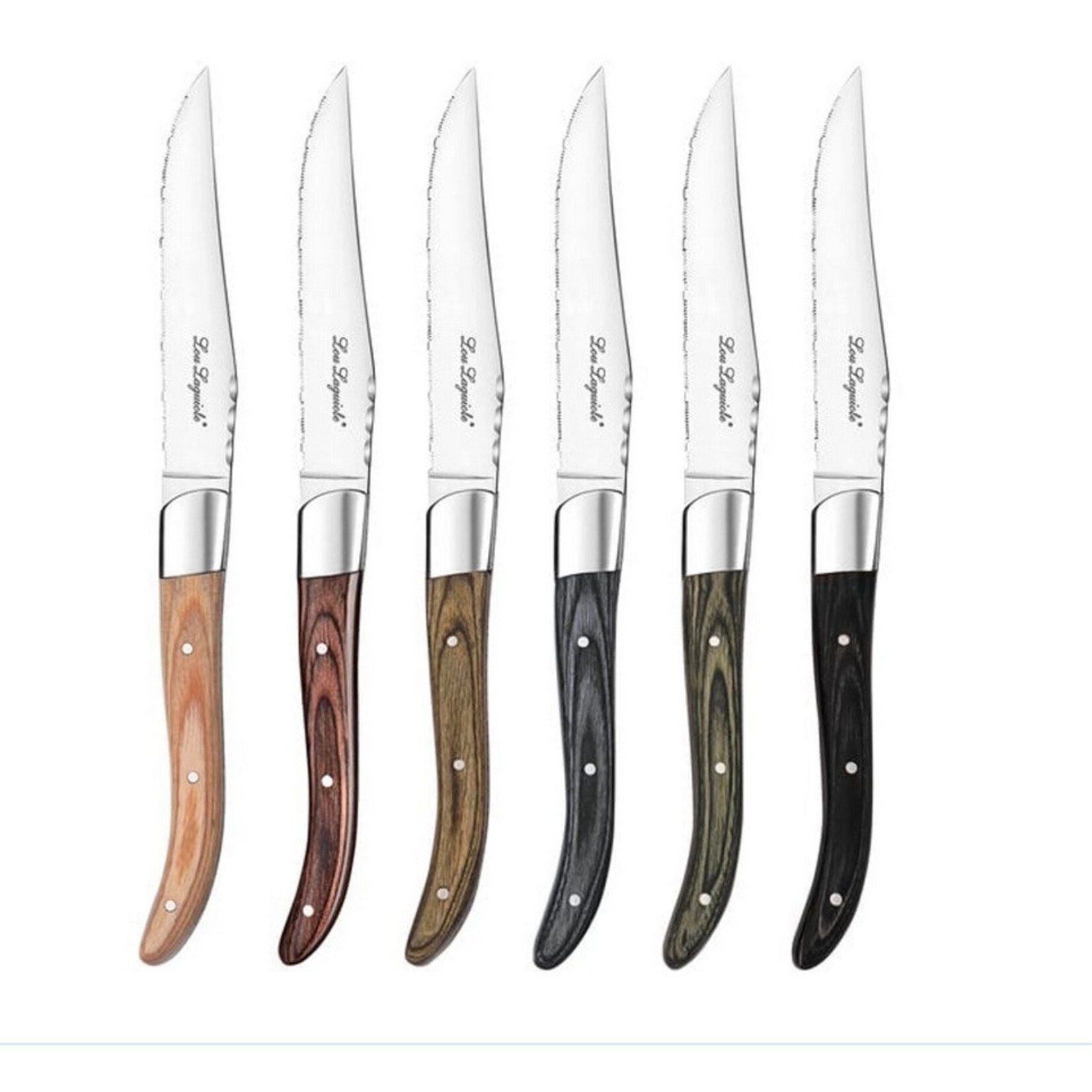 LAGUIOLE Luxury Line Steak Knife - Mixed Wood