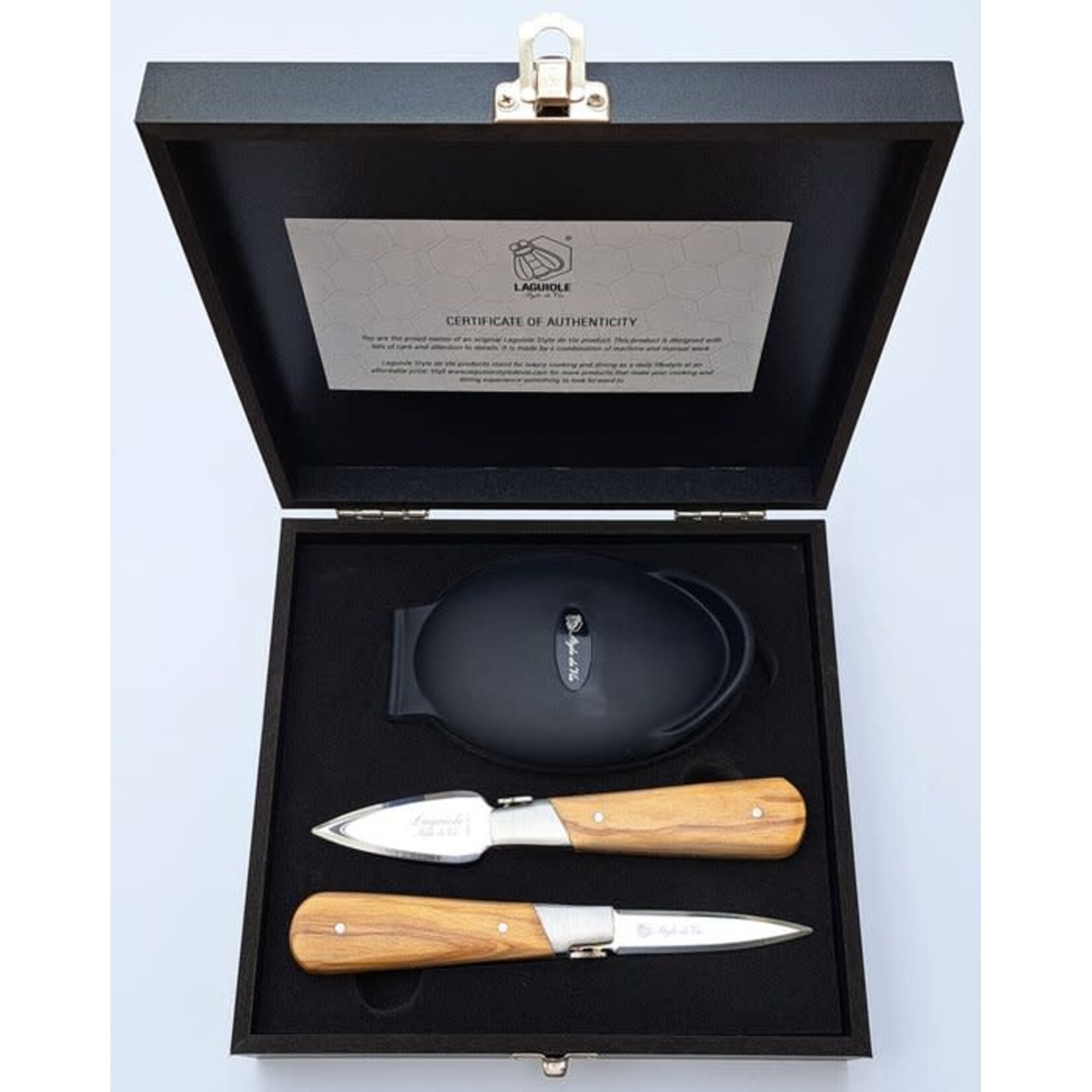 LAGUIOLE Luxury Line Oyster Gift Set - Knives w/ Holder