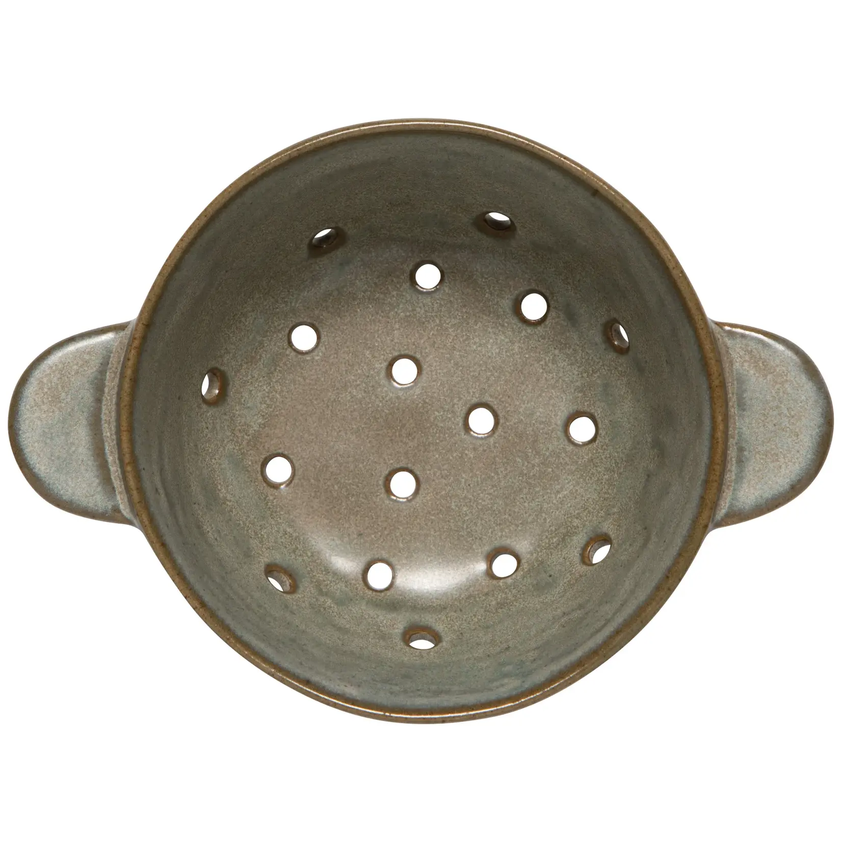 HEIRLOOM HEIRLOOM Gray Stoneware Fruit Bowl 7in.