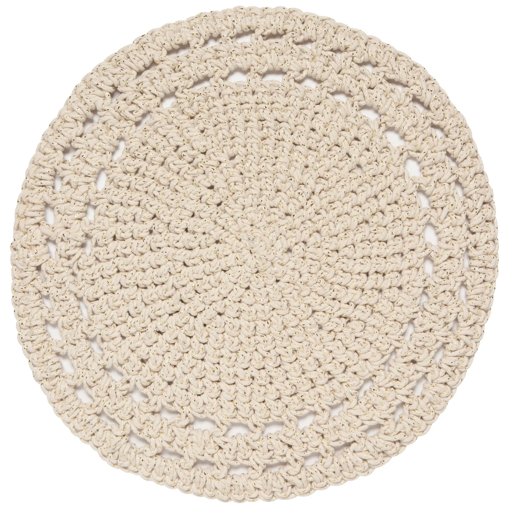 HEIRLOOM HEIRLOOM Gold Aura Hand-Knotted Placemat