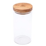 BERARD BERARD Glass Jar w/ Olivewood Lid 30oz