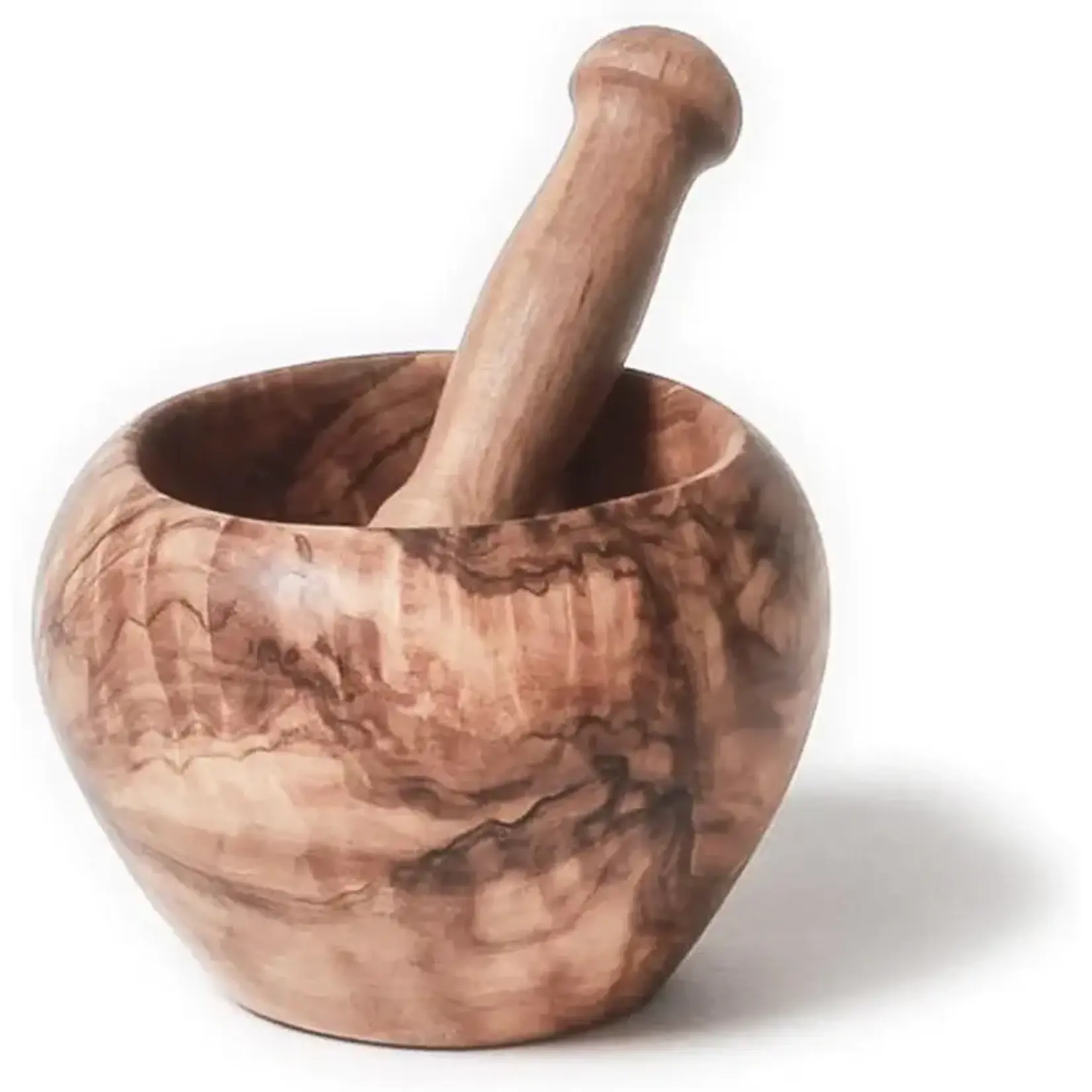 BERARD BERARD Olivewood Mortar & Pestle Set 13cm