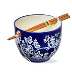 DESIGN HOME Lisbon Floral Noodle Bowl s/2