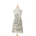 DESIGN HOME Black Botanical Apron