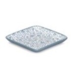 INTERCONTINENTAL Denim Daisy Square Plate 12cm