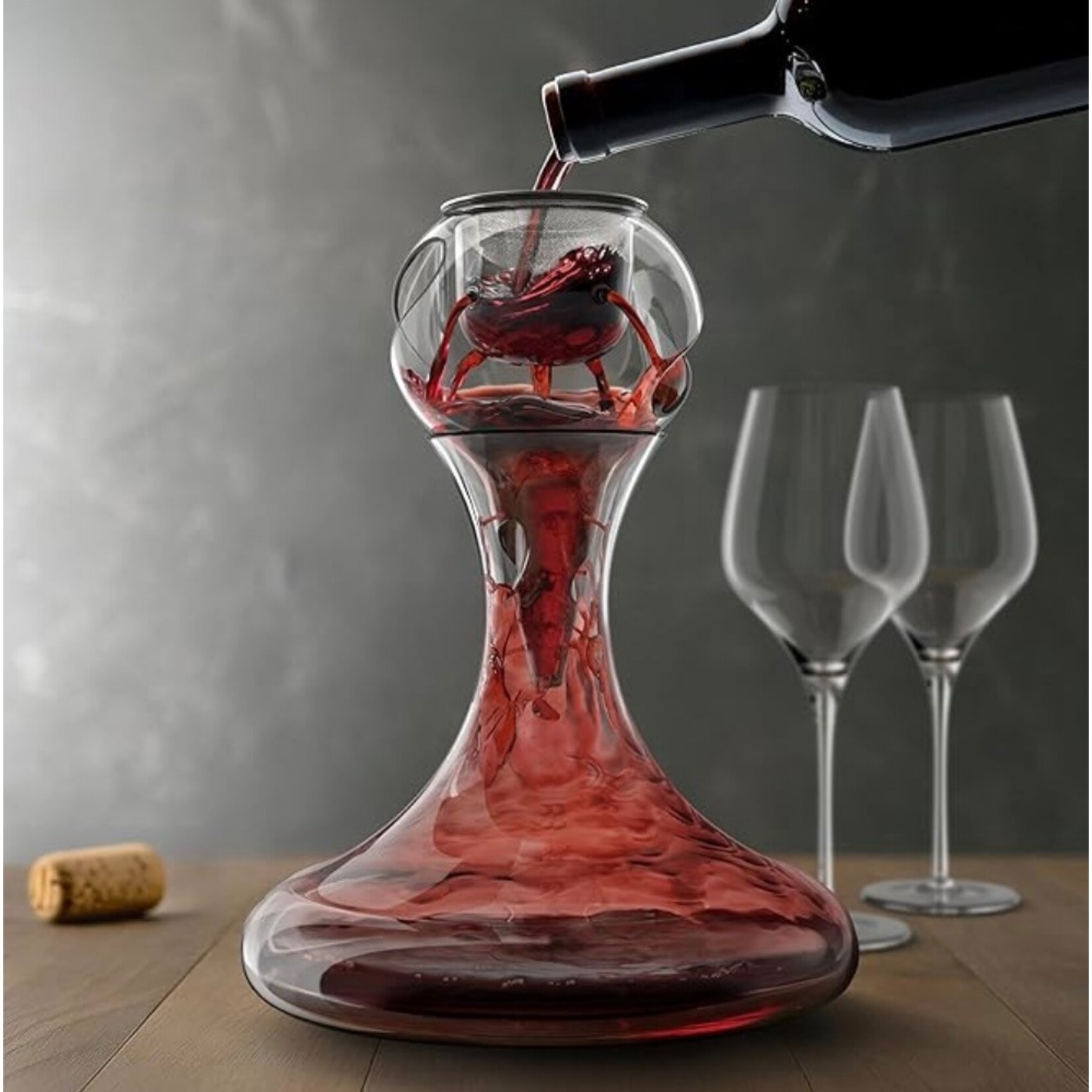 FINAL TOUCH FINAL TOUCH Conundrum Aerator + Revolve Decanter Wine Aeration System