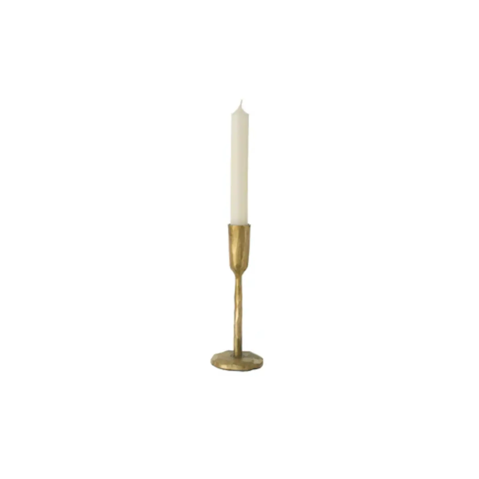 INDABA INDABA Luna Forged Candlestick - Small Gold