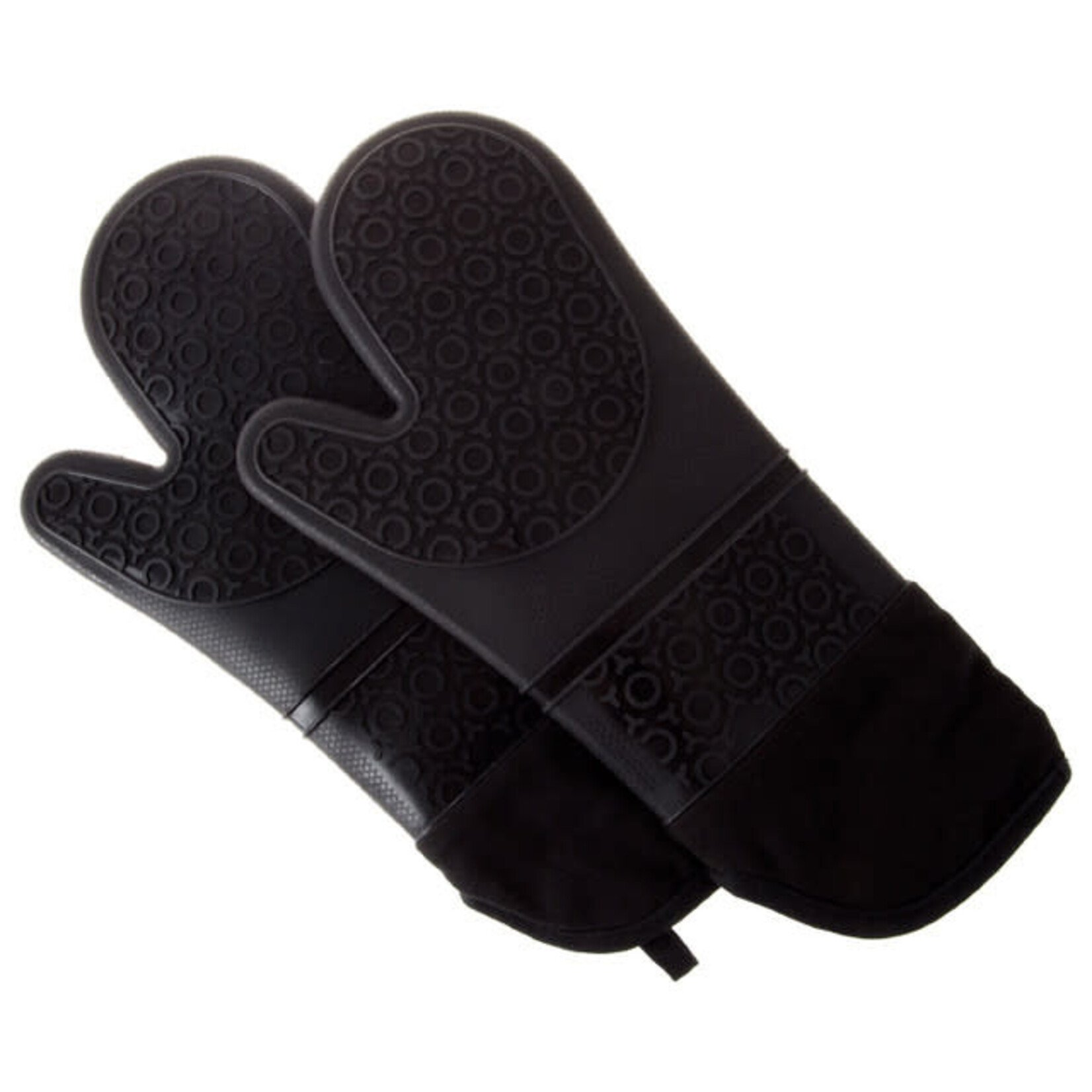 KITCHENBASICS KITCHENBASICS Silicone Oven Mitt 15" - Black