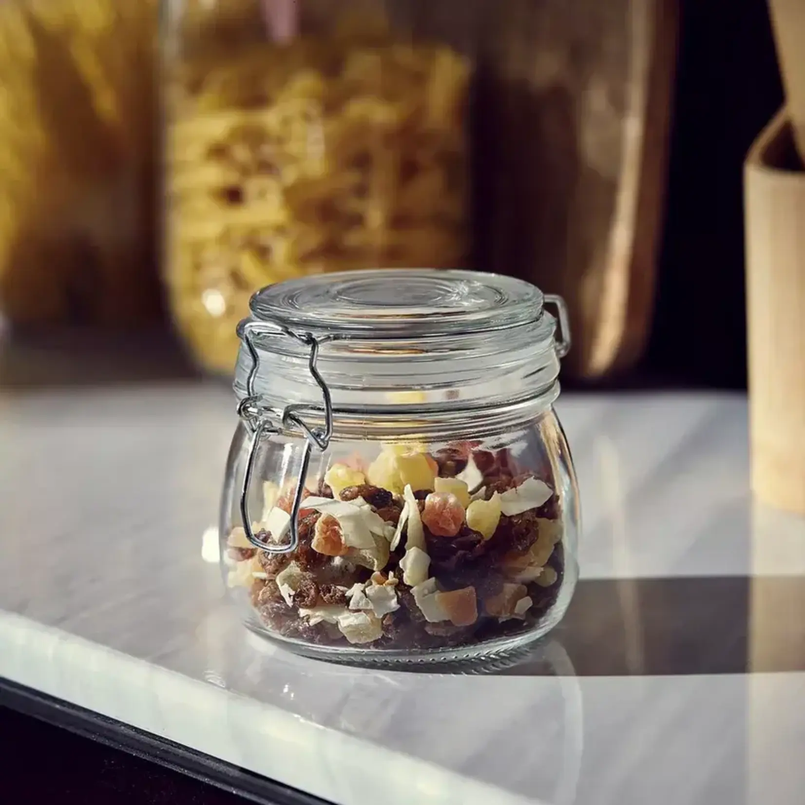 KITCHENBASICS KITCHENBASICS Cliptop Glass Canister 450mL