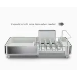 JOSEPH JOSEPH JOSEPH JOSEPH Extend Steel Dish Rack - Light Stone