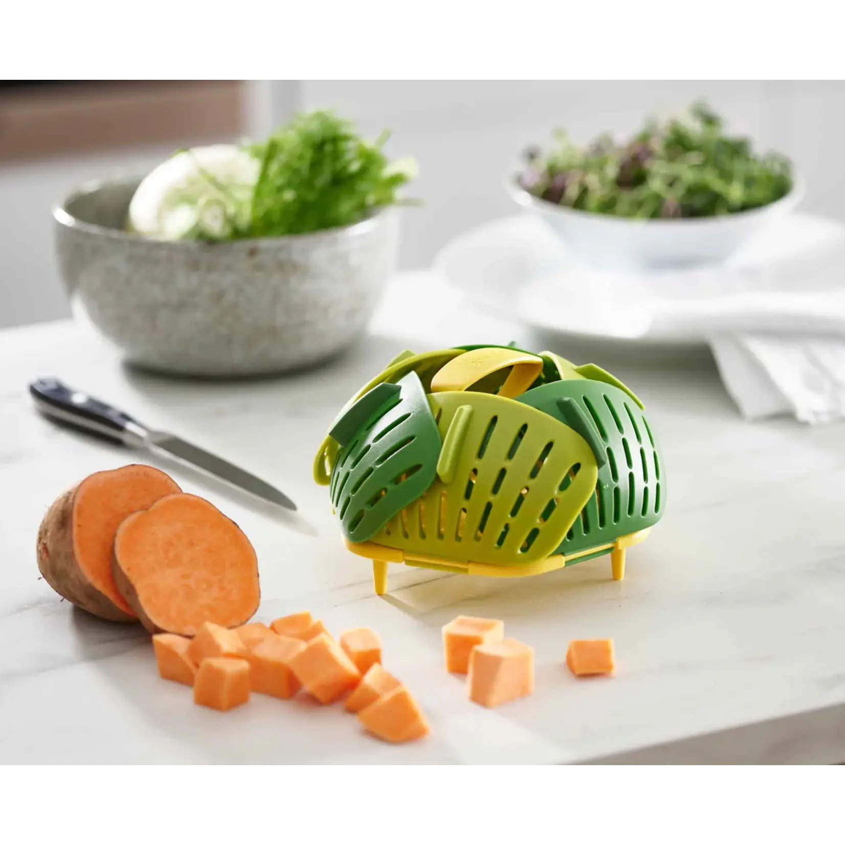 JOSEPH JOSEPH JOSEPH JOSEPH Lotus Plus Steamer - Green