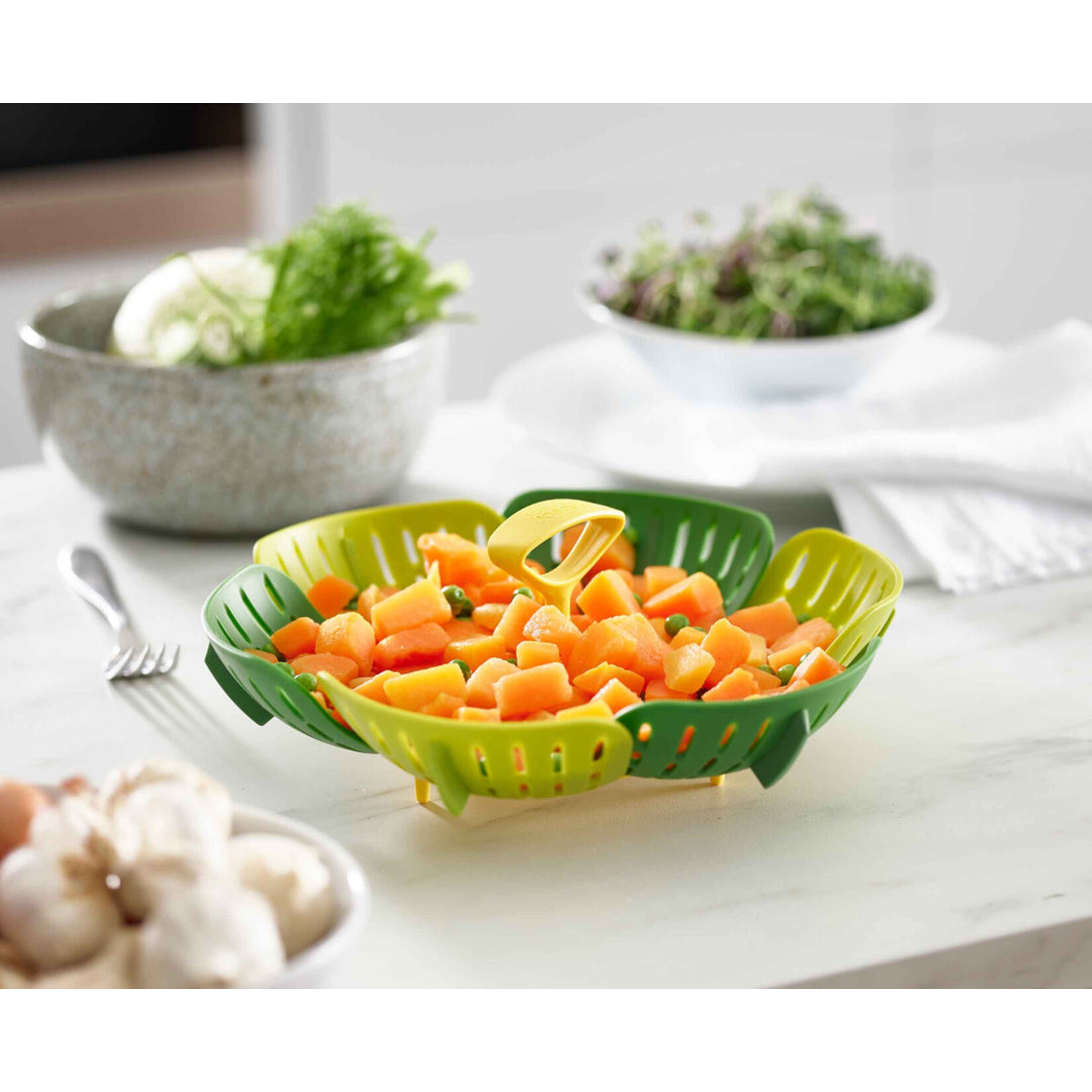 JOSEPH JOSEPH JOSEPH JOSEPH Lotus Plus Steamer - Green