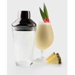 TAYLOR'S EYE WITNESS TAYLOR'S EYE WITNESS Cocktail Shaker Reeded Glass - Gun Metal