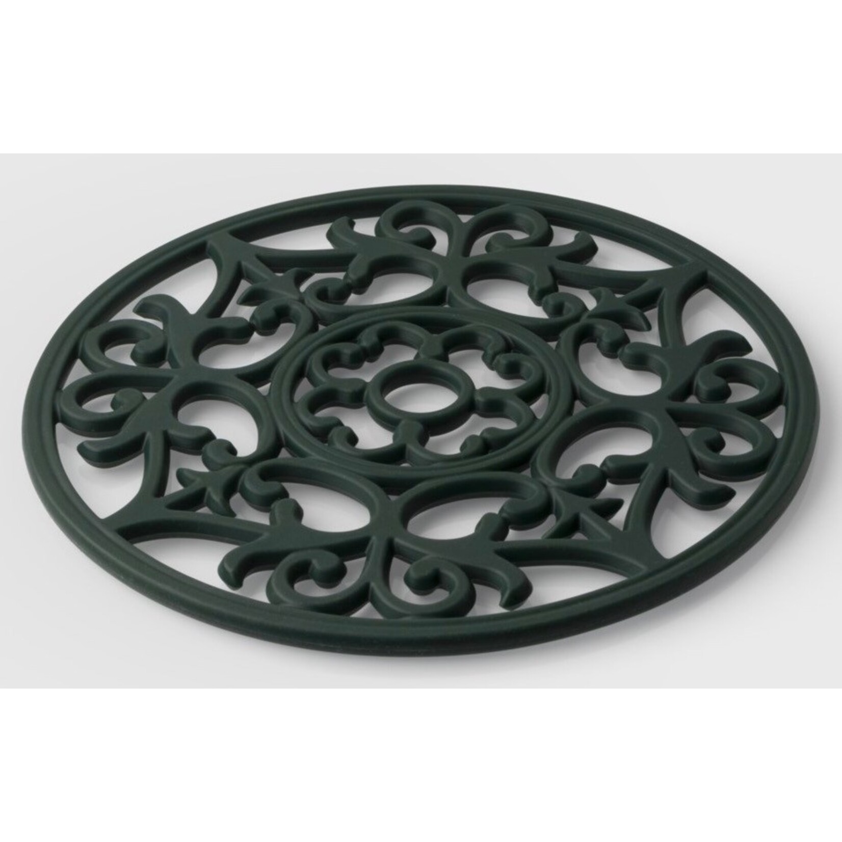 TAYLOR'S EYE WITNESS Vintage Round Silicone Trivet - British Racing Green