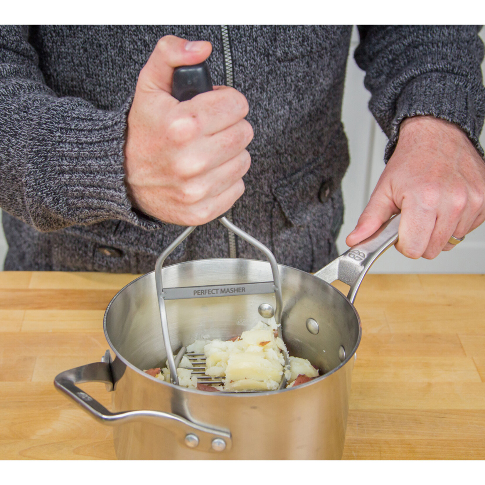 KITCHEN INNOVATIONS KITCHEN INNOVATIONS Perfect Masher - Red