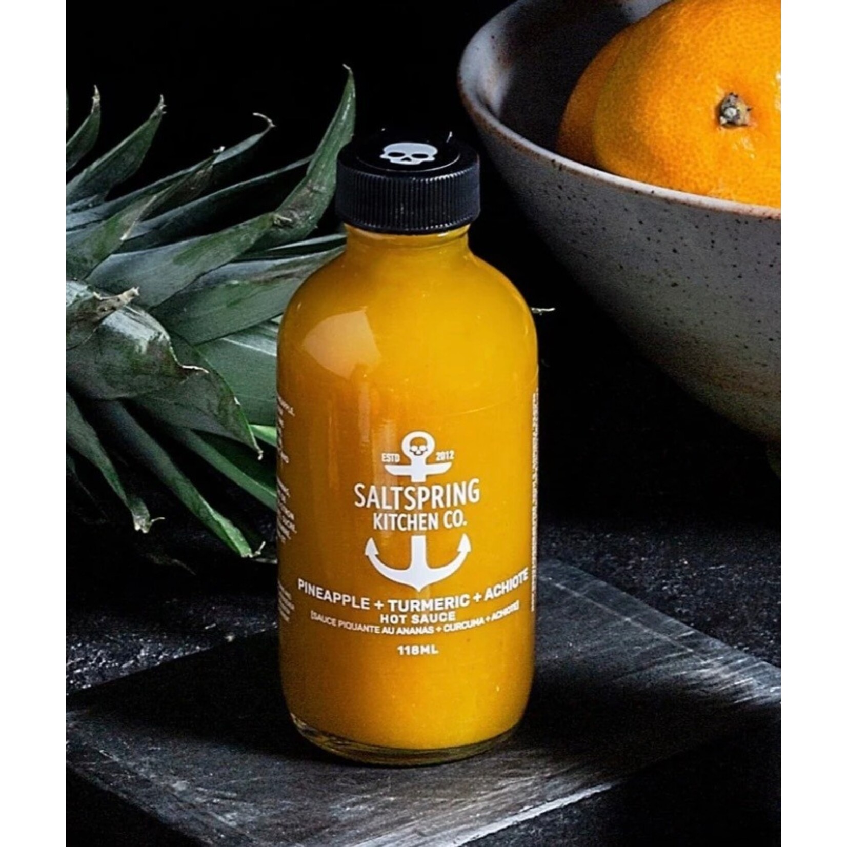 SALTSPRING Pineapple + Turmeric + Achiote Hot Sauce 118mL
