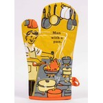 BLUE Q BLUEQ Oven Mitt - Man with a Pan