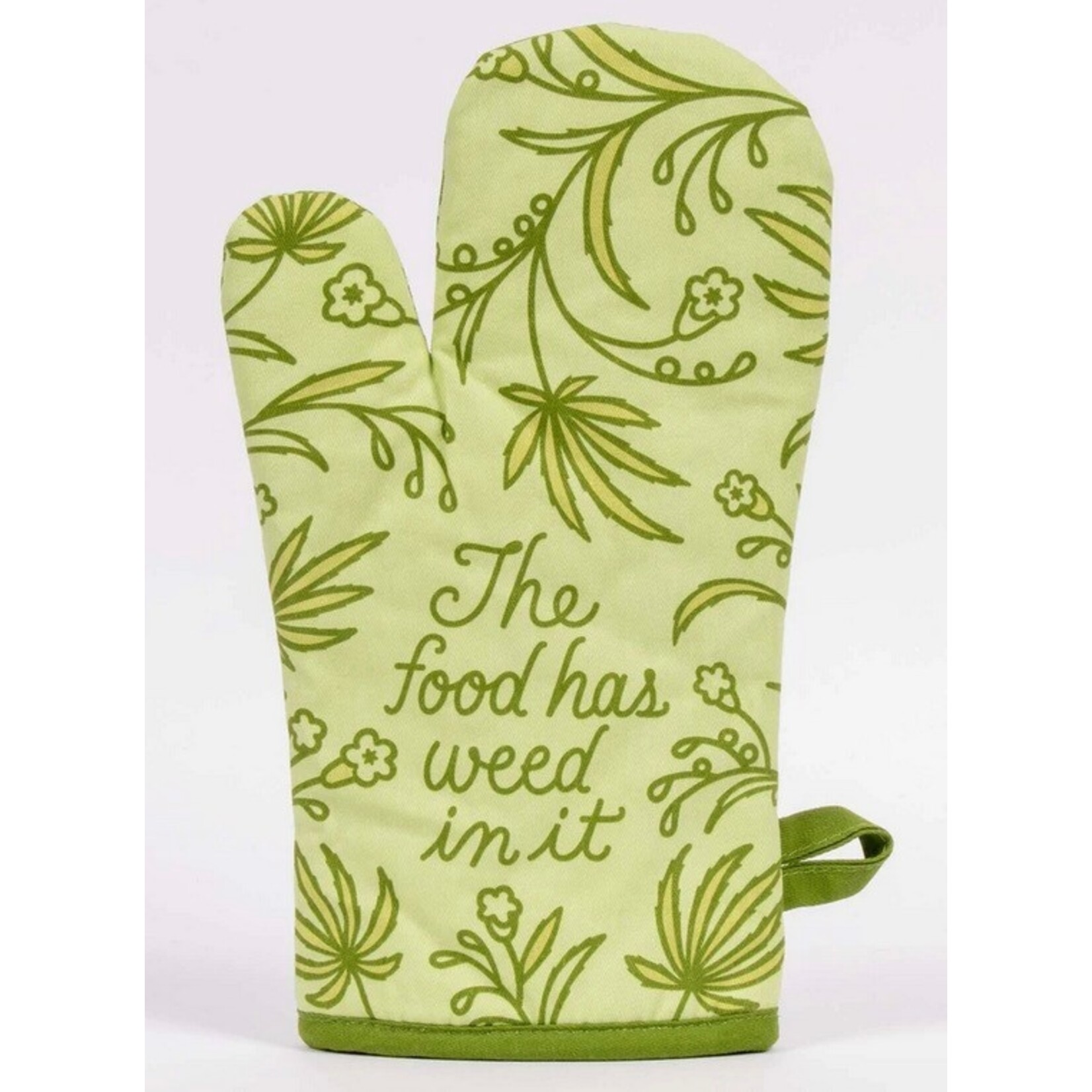 BLUE Q BLUEQ Oven Mitt - Food Has Weed