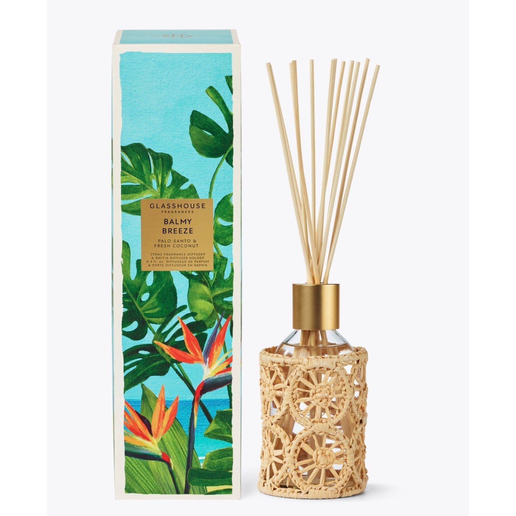 GLASSHOUSE GLASSHOUSE 250mL Diffuser - Balmy Breeze