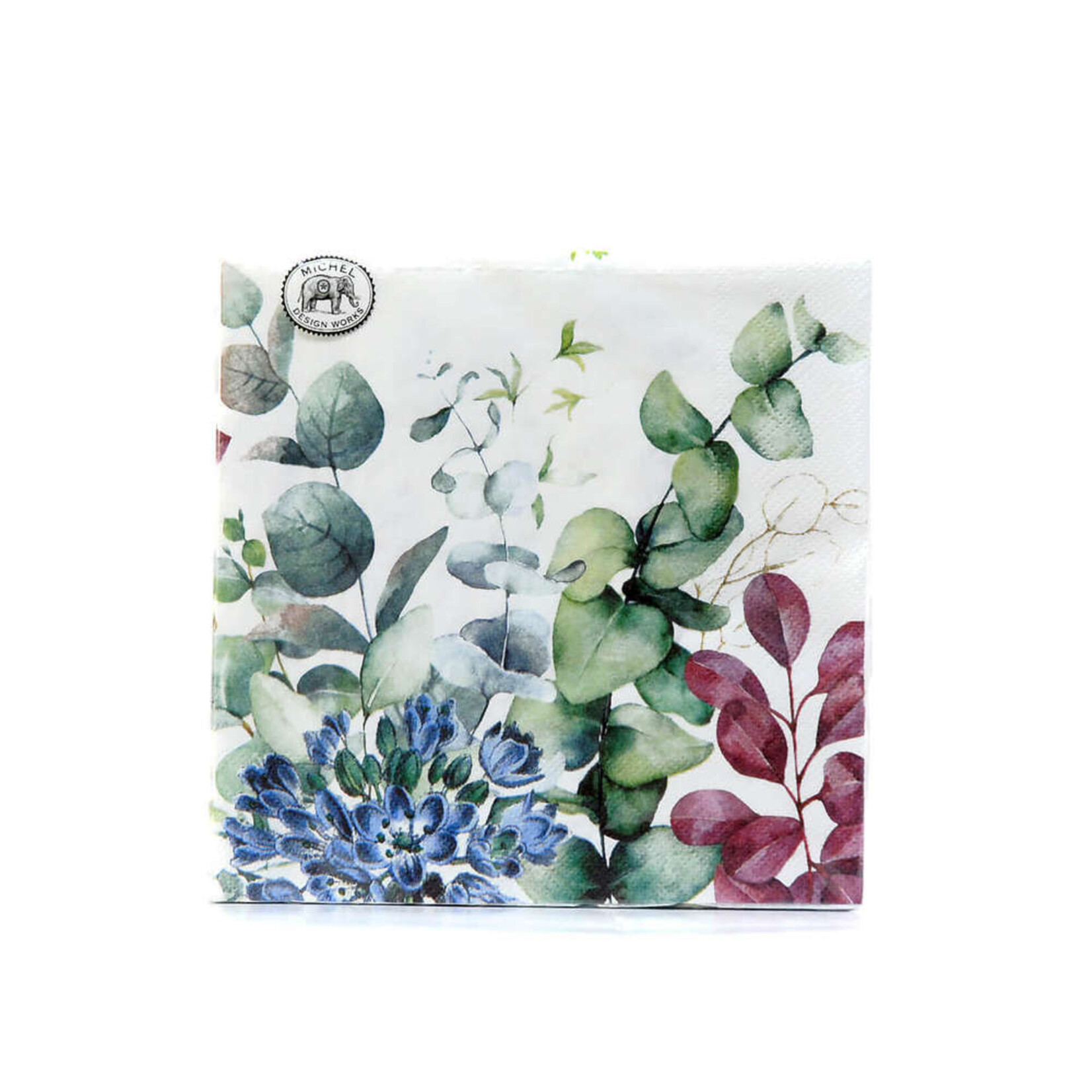 MICHEL DESIGN WORKS MICHEL DESIGN Cocktail Napkin - Eucalyptus & Mint