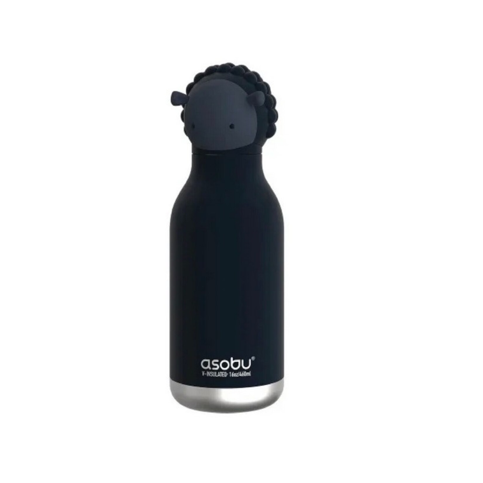 ASOBU ASOBU 16oz Animal Bottle - Black Sheep