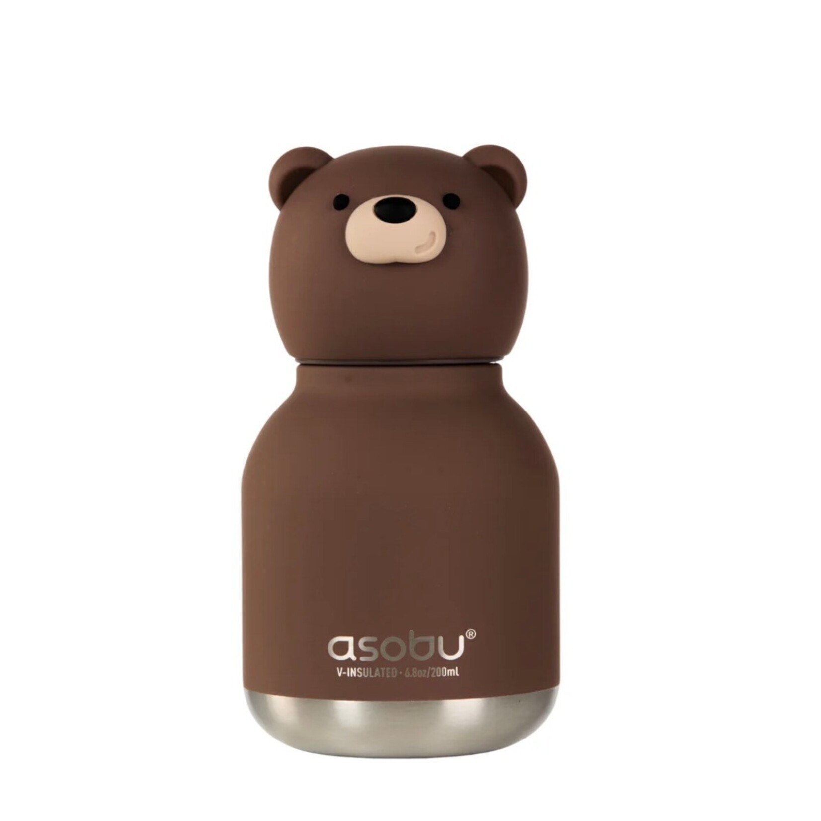 ASOBU ASOBU 6.7oz Animal Bottle - Brown Bear