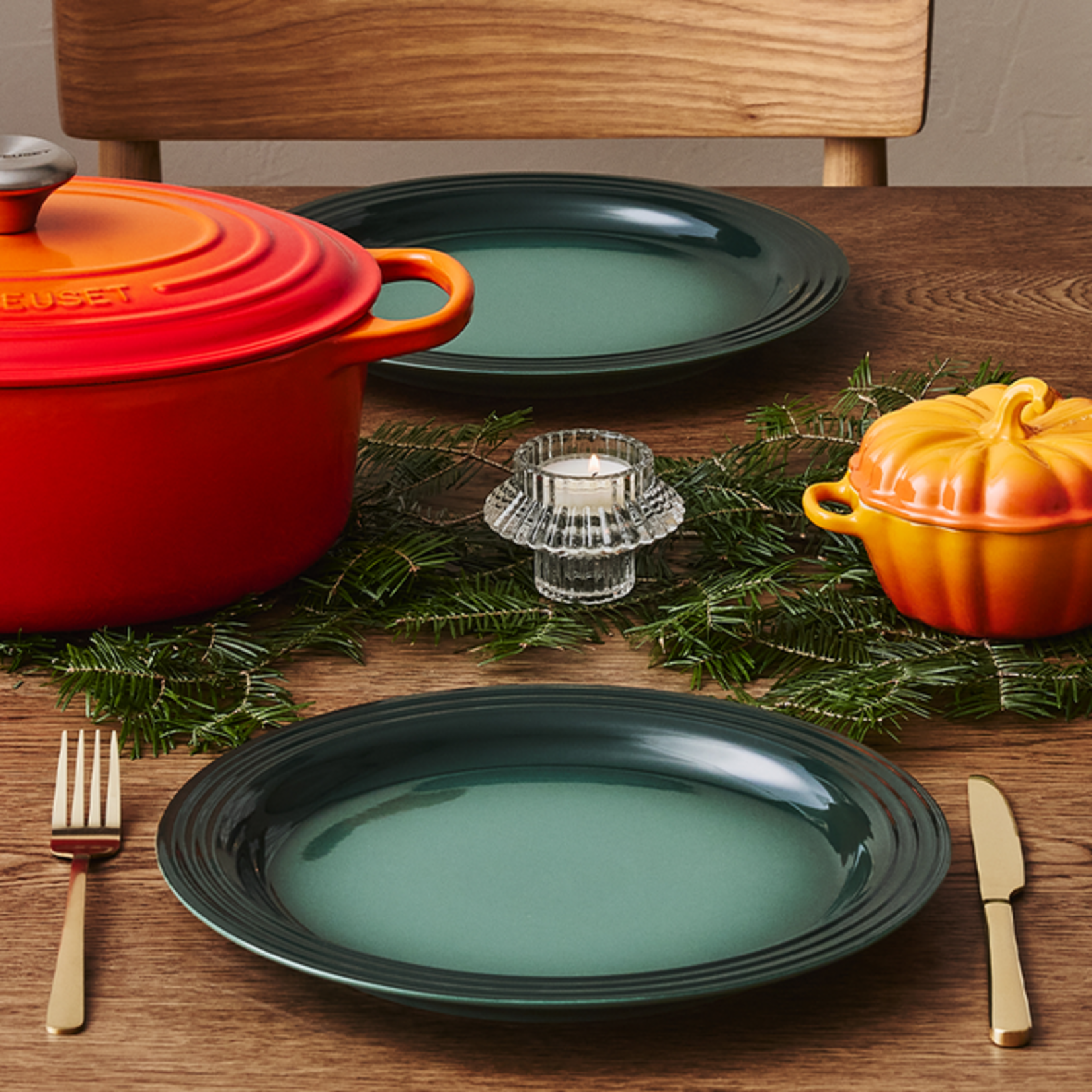 LE CREUSET LE CREUSET Classic Dinner Plates S/4