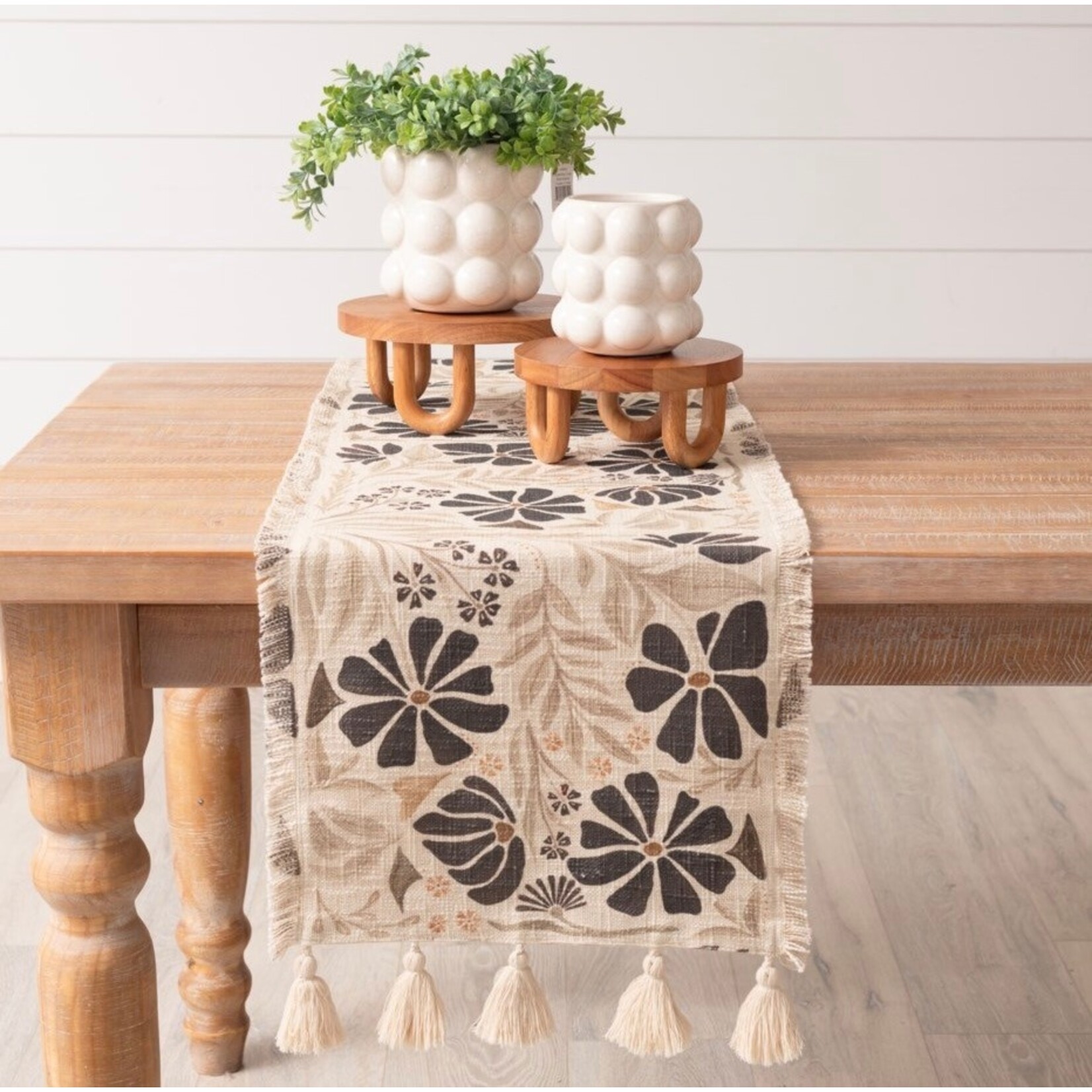 AUDREYS NOW Table Runner - Modern Botanical
