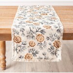 AUDREYS NOW Table Runner - Blue Floral Motif