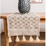 AUDREYS NOW Table Runner - Blue Block Print