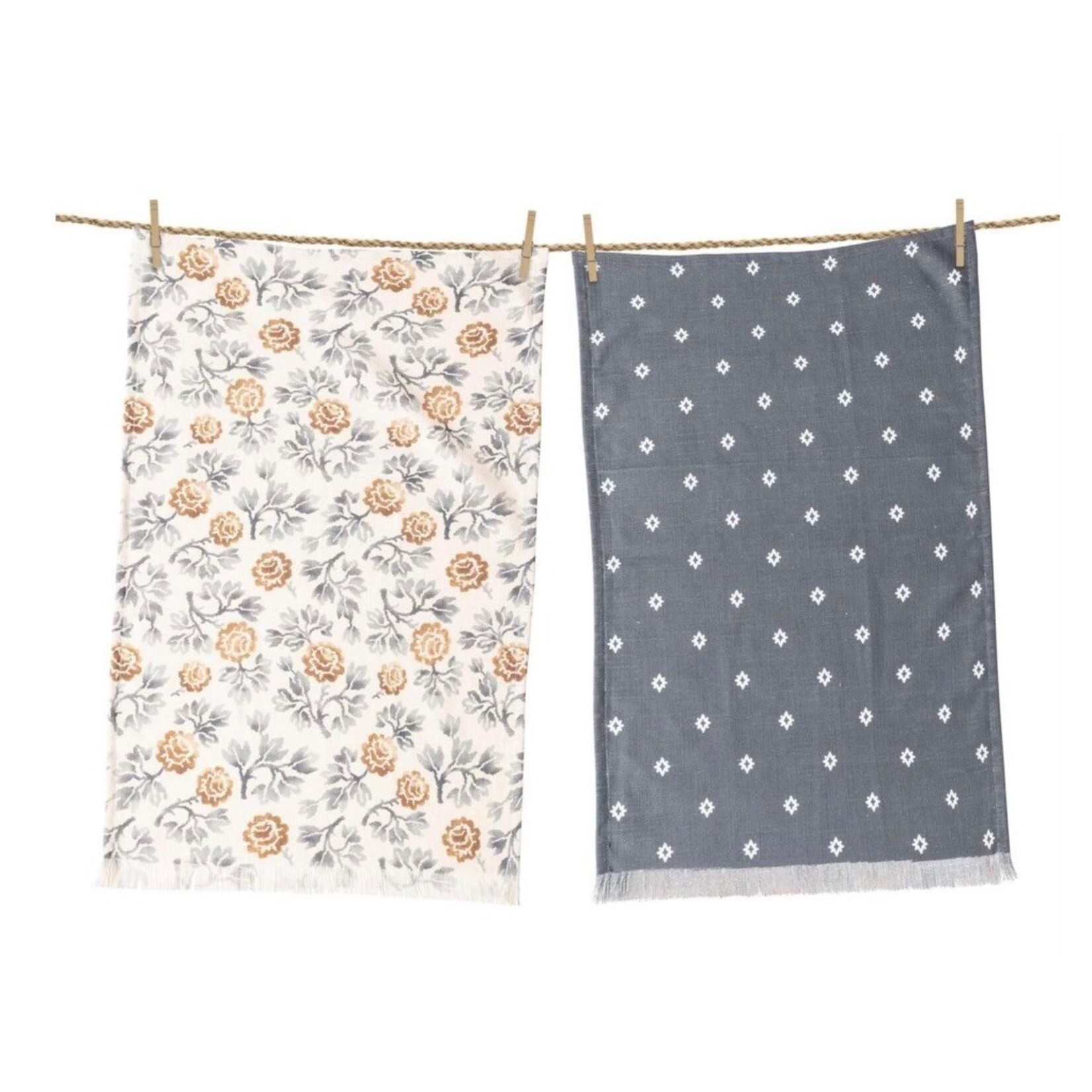 AUDREYS NOW Tea Towels 2/pk - Floral Motif