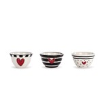 DEMDACO DEMDACO Red Heart Mini Bowl Set 3/pc
