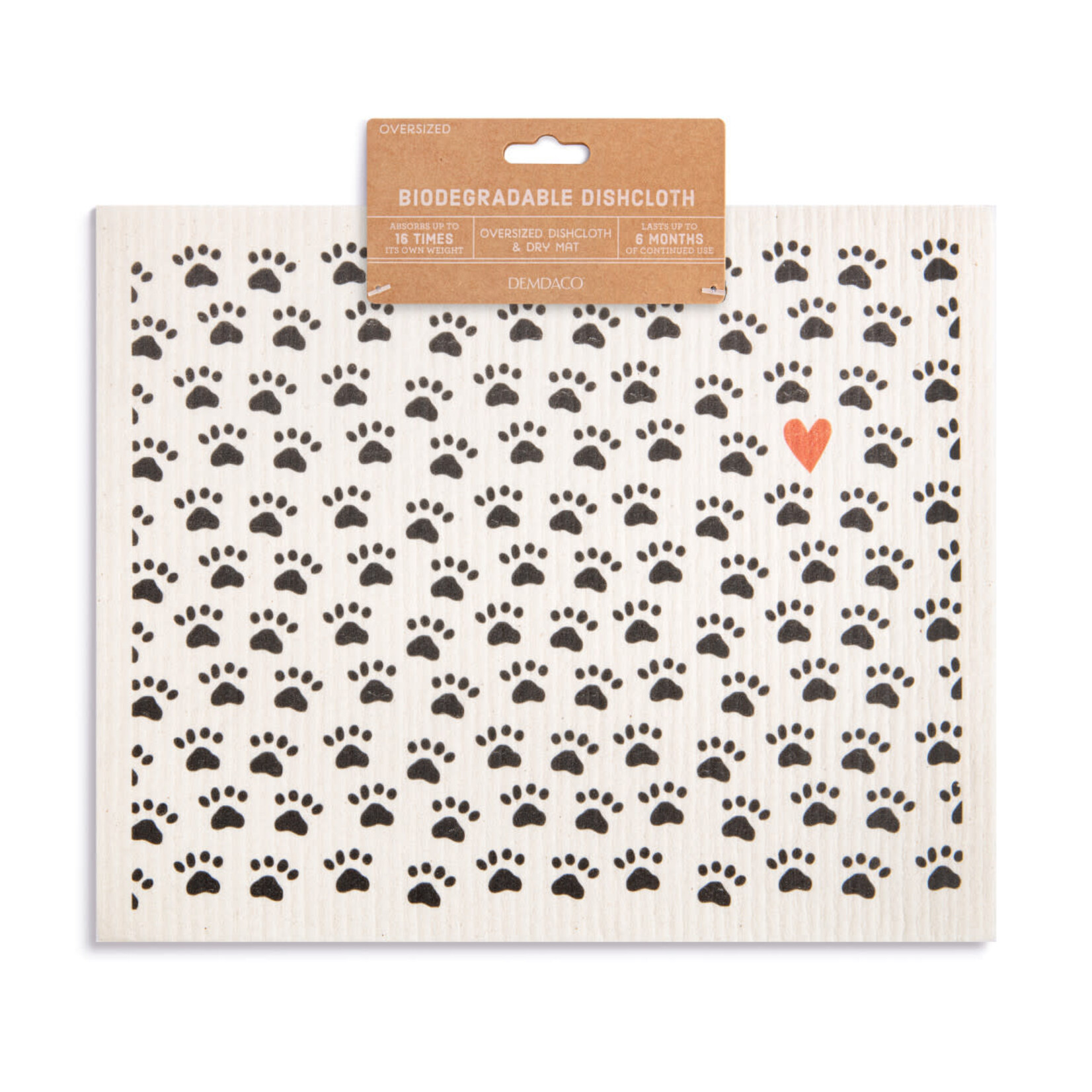 DEMDACO DEMDACO Dish Cloth - XL Paw Print