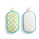 DEMDACO DEMDACO Sponges s/2 - Green Checker