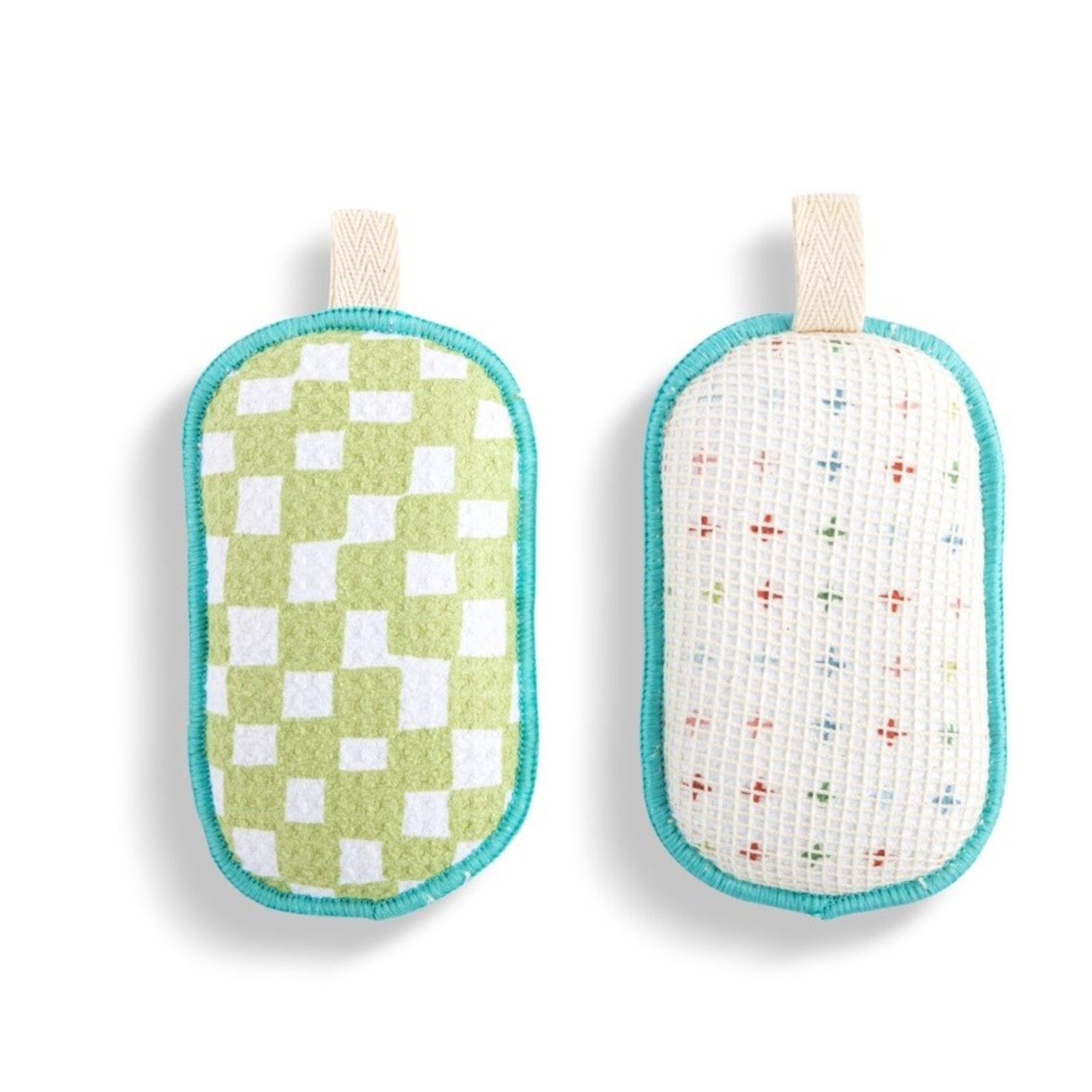 DEMDACO DEMDACO Sponges s/2 - Green Checker