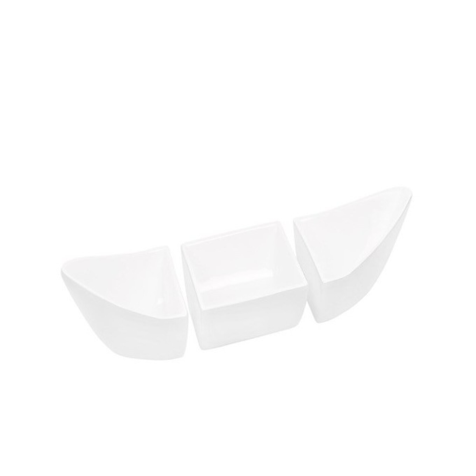 HARMAN HARMAN Canoe Serving Dish 3/pc - White