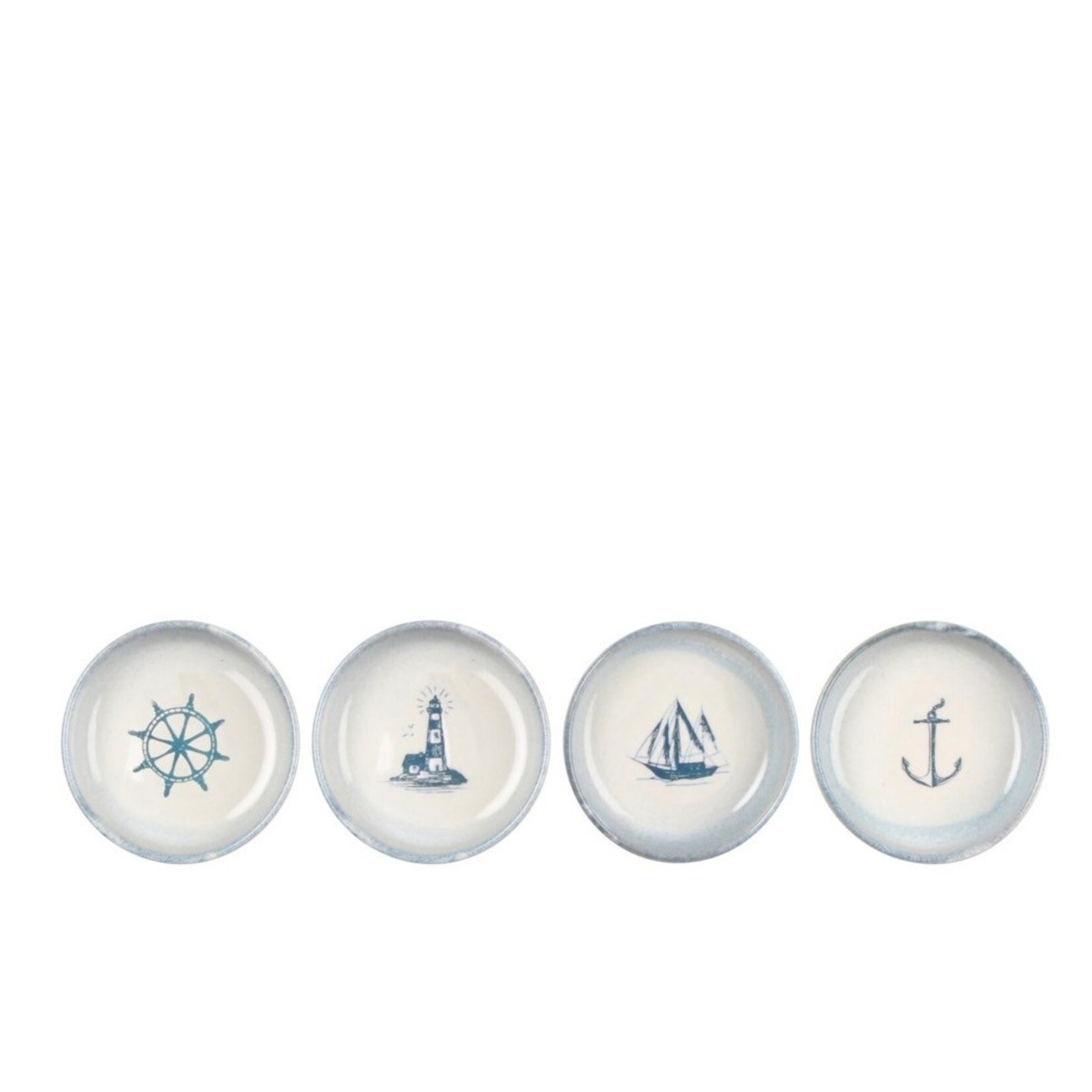 HARMAN HARMAN Nautica Stoneware Mini Bowl s/4 - Blue