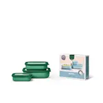 MEPAL MEPAL Cirqula S/3 Rectangular Shallow Bowl - Vivid Green