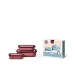 MEPAL MEPAL Cirqula S/3 Rectangular Shallow Bowl - Vivid Mauve