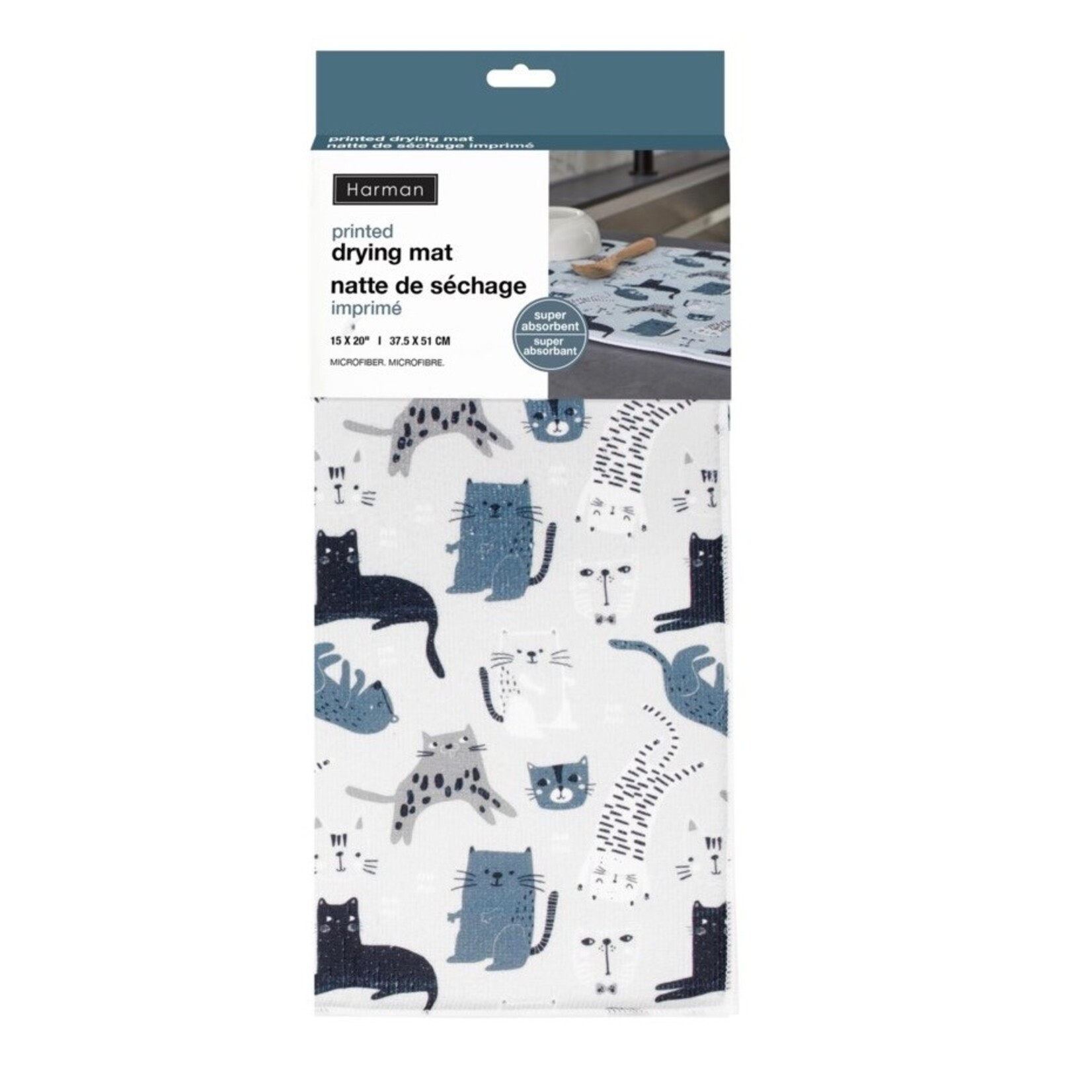 HARMAN HARMAN Printed Drying Mat - Cats