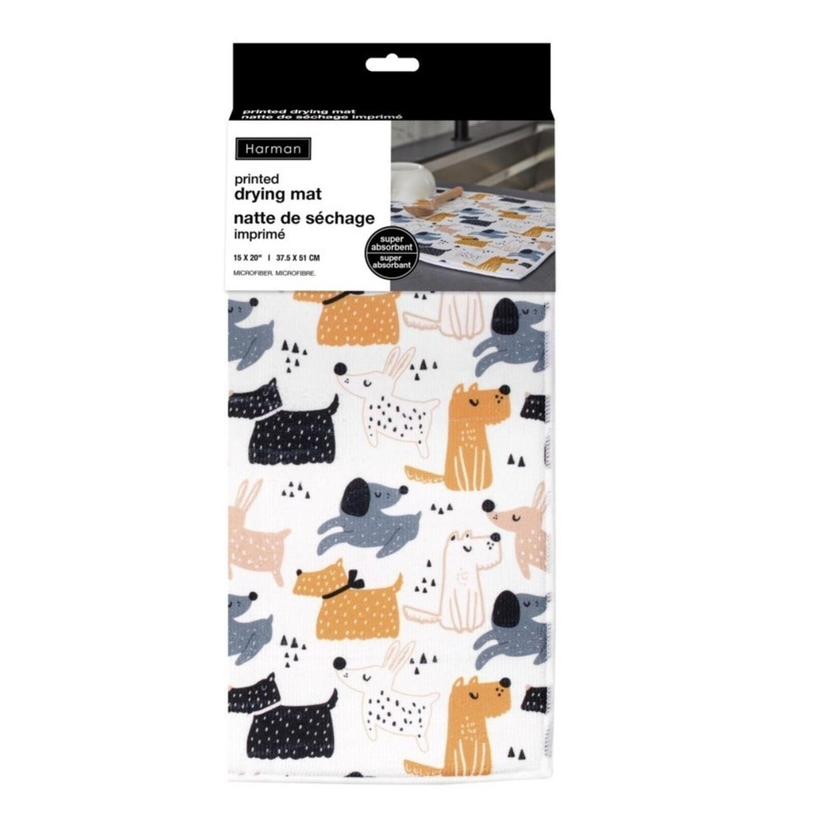 HARMAN HARMAN Printed Drying Mat - Dog