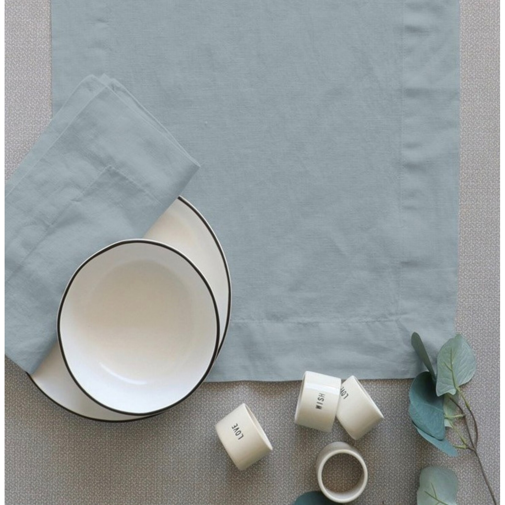 HARMAN HARMAN Provencal Table Runner - Quarry Blue