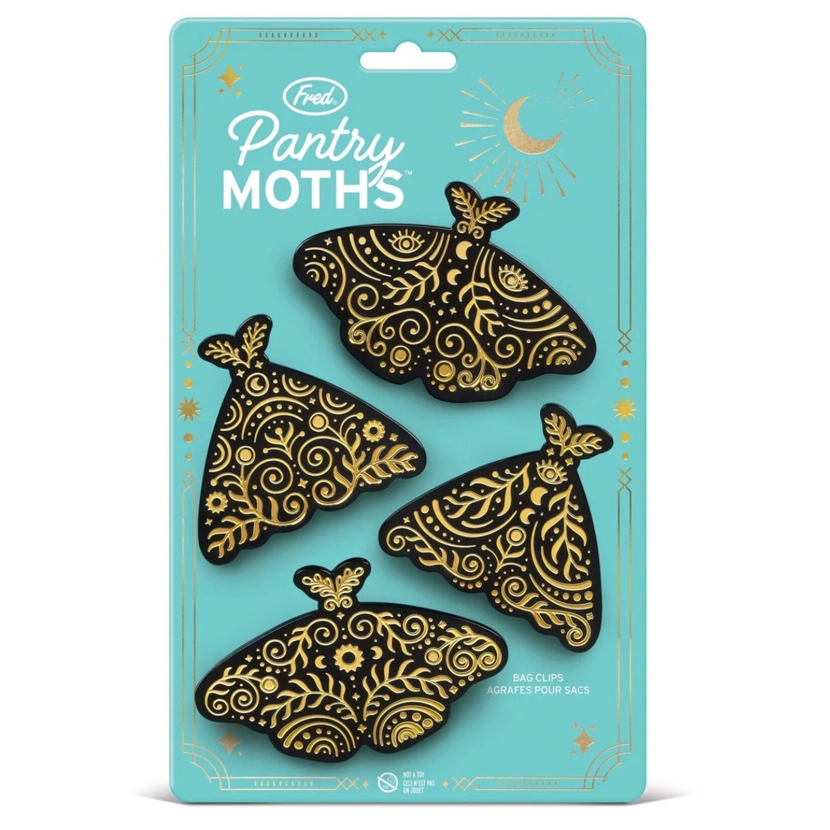 FRED & FRIENDS FRED Bag Clips s/4 - Pantry Moths