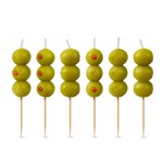 FRED & FRIENDS FRED Birthday Candles 6pk - Cocktail Party