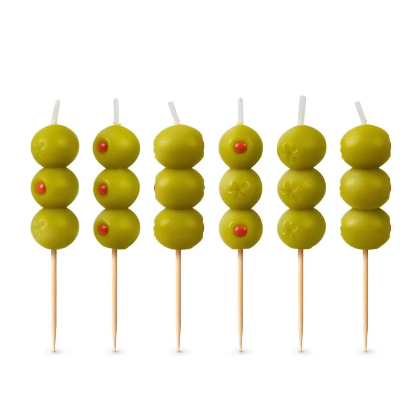 FRED & FRIENDS FRED Birthday Candles 6pk - Cocktail Party