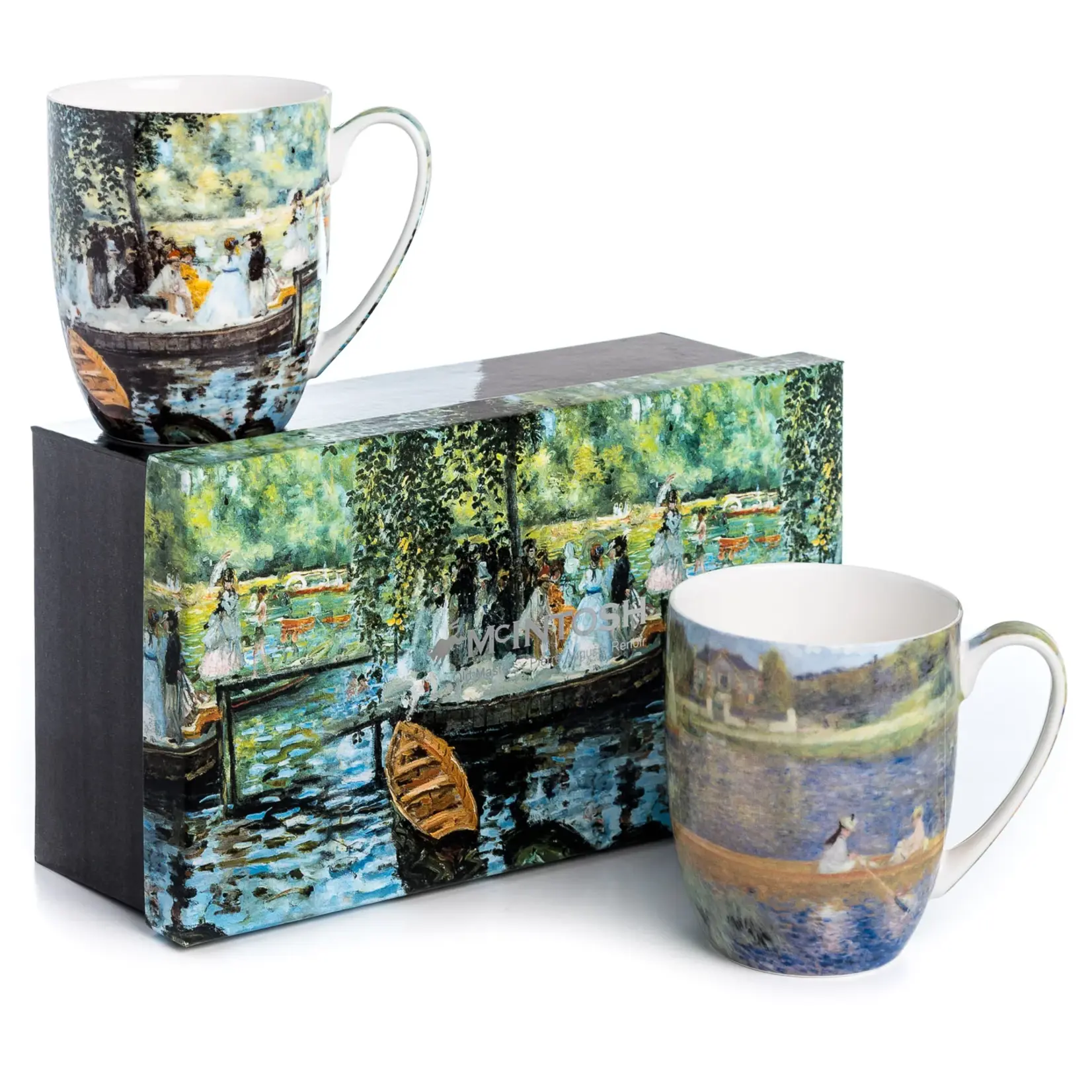 MCINTOSH MCINTOSH Renoir Boating Scenes Mugs S/2