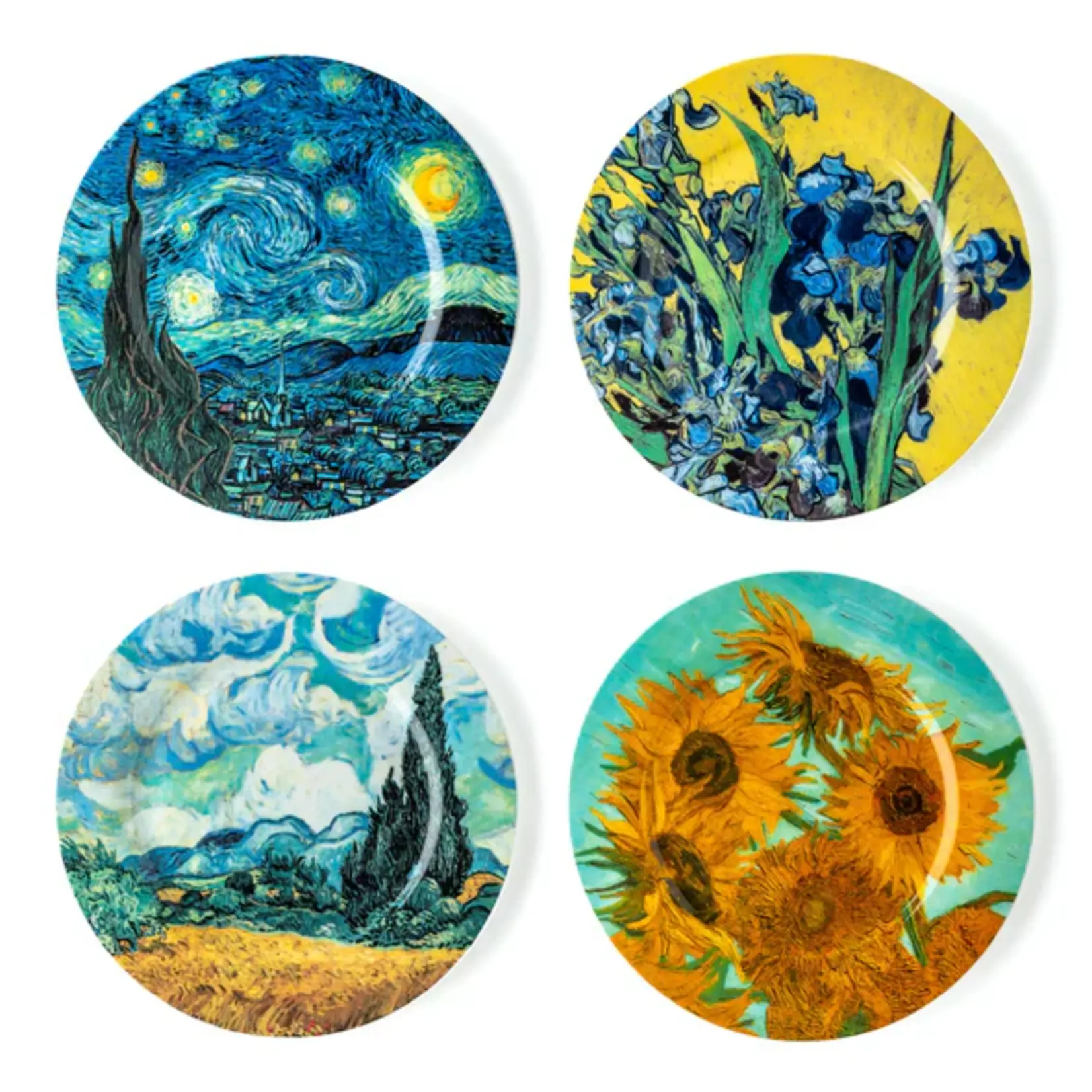 MCINTOSH MCINTOSH Van Gogh Dessert Plates S/4 - Asstd