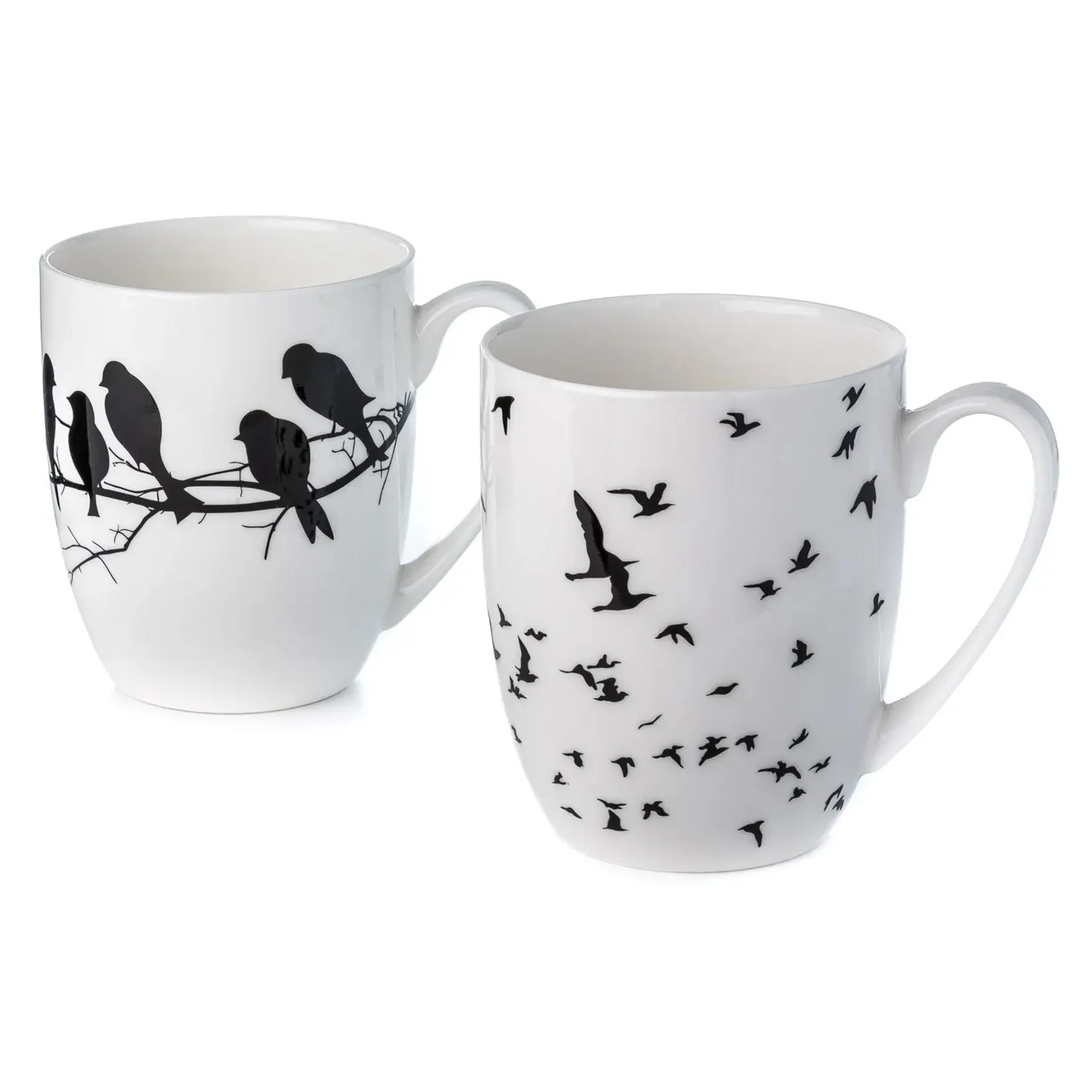 MCINTOSH MCINTOSH Bird Silhouette Mugs S/2