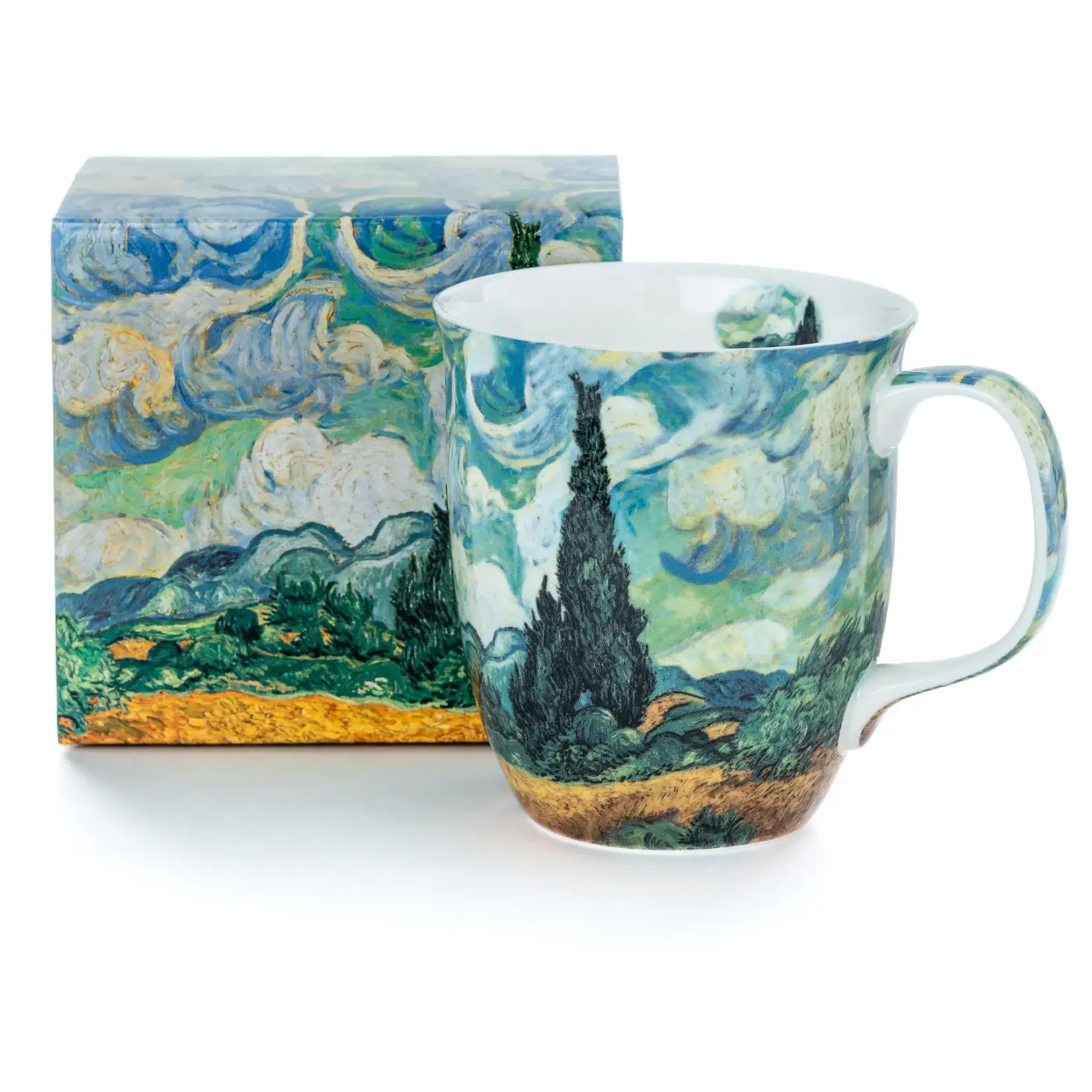 MCINTOSH MCINTOSH Van Gogh Java Mug - Wheatfield/Cypress