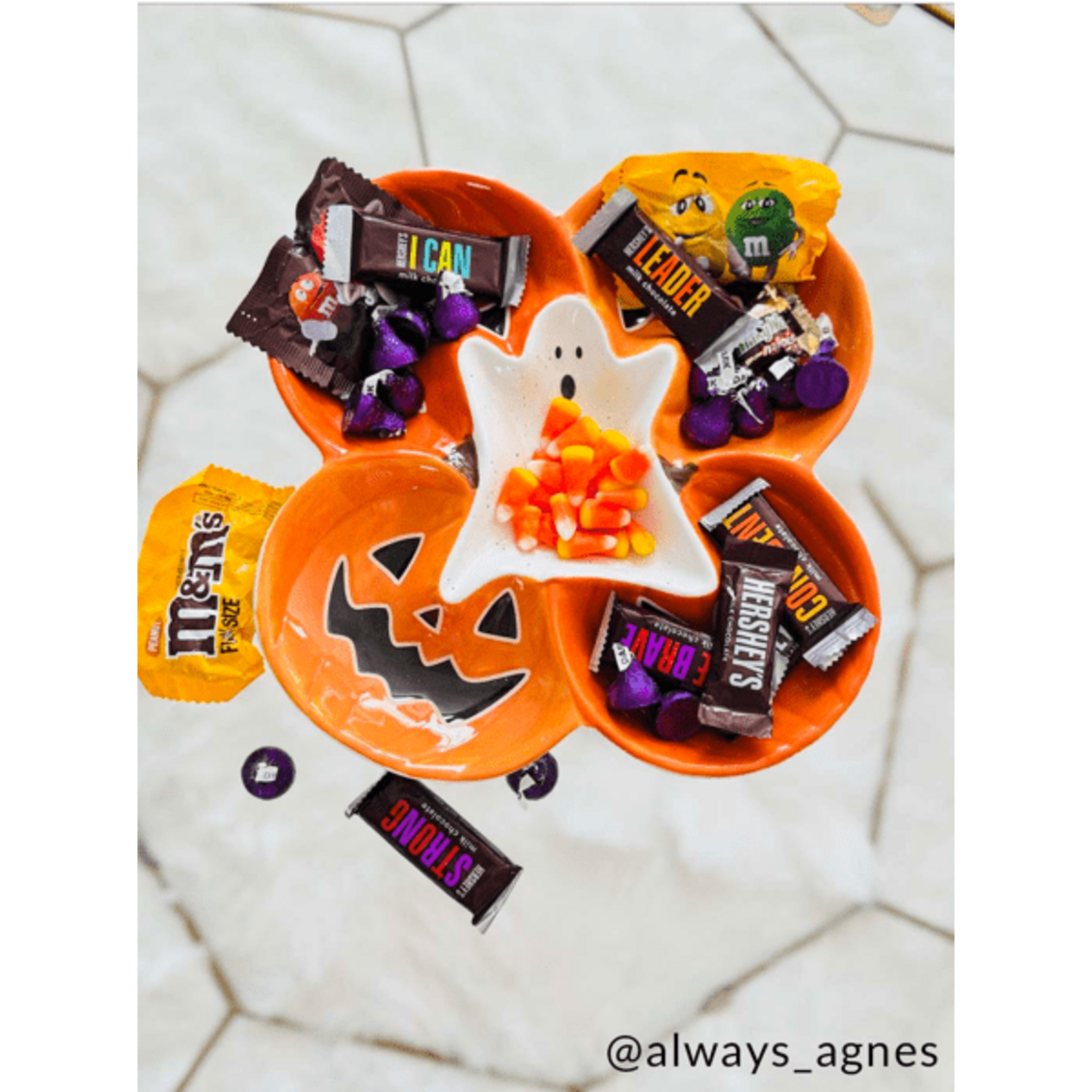 MUD PIE MUD PIE Glow Pumpkin Section Server